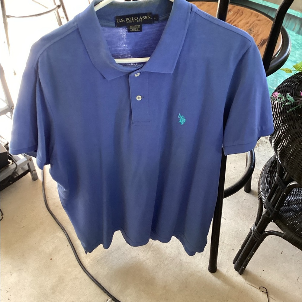 U.S. Polo Assn. Men's Blue Polo Shirt